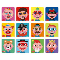 Boy's Crazy Faces Magnetibook-Activity Book-Janod-bluebird baby & kids