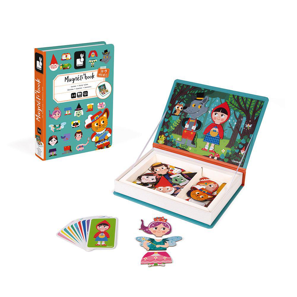 Fairy Tales Magnetibook-Activity Book-Janod-bluebird baby & kids