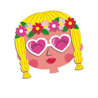 Girl's Crazy Faces Magnetibook-Activity Book-Janod-bluebird baby & kids