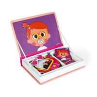Girl's Crazy Faces Magnetibook-Activity Book-Janod-bluebird baby & kids