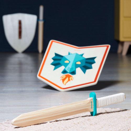 Knight's Set - Dragon-Pretend Professions & Role Playing-Janod-bluebird baby & kids