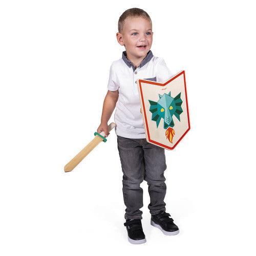 Knight's Set - Dragon-Pretend Professions & Role Playing-Janod-bluebird baby & kids