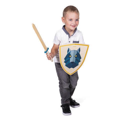 Knight's Set - Wolf-Pretend Professions & Role Playing-Janod-bluebird baby & kids