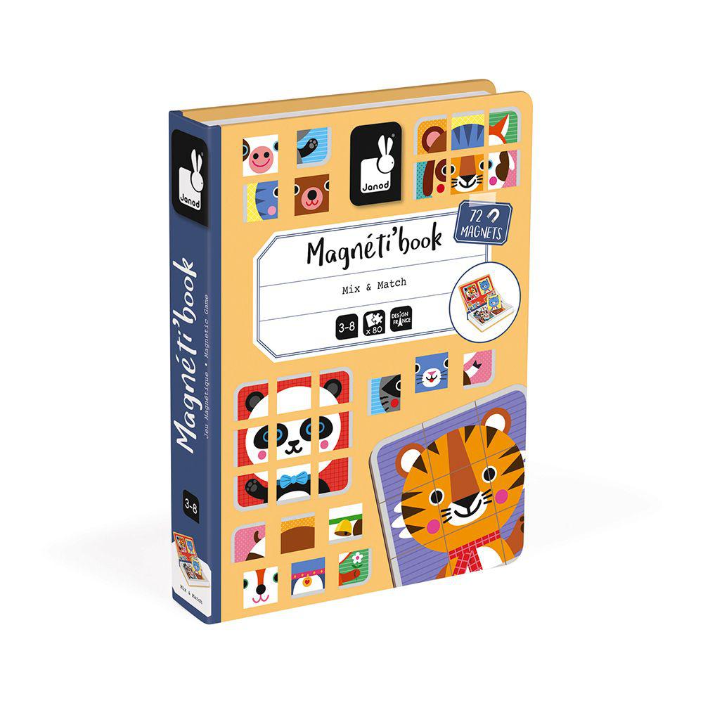 Mix and Match Magnetibook-Activity Book-Janod-bluebird baby & kids