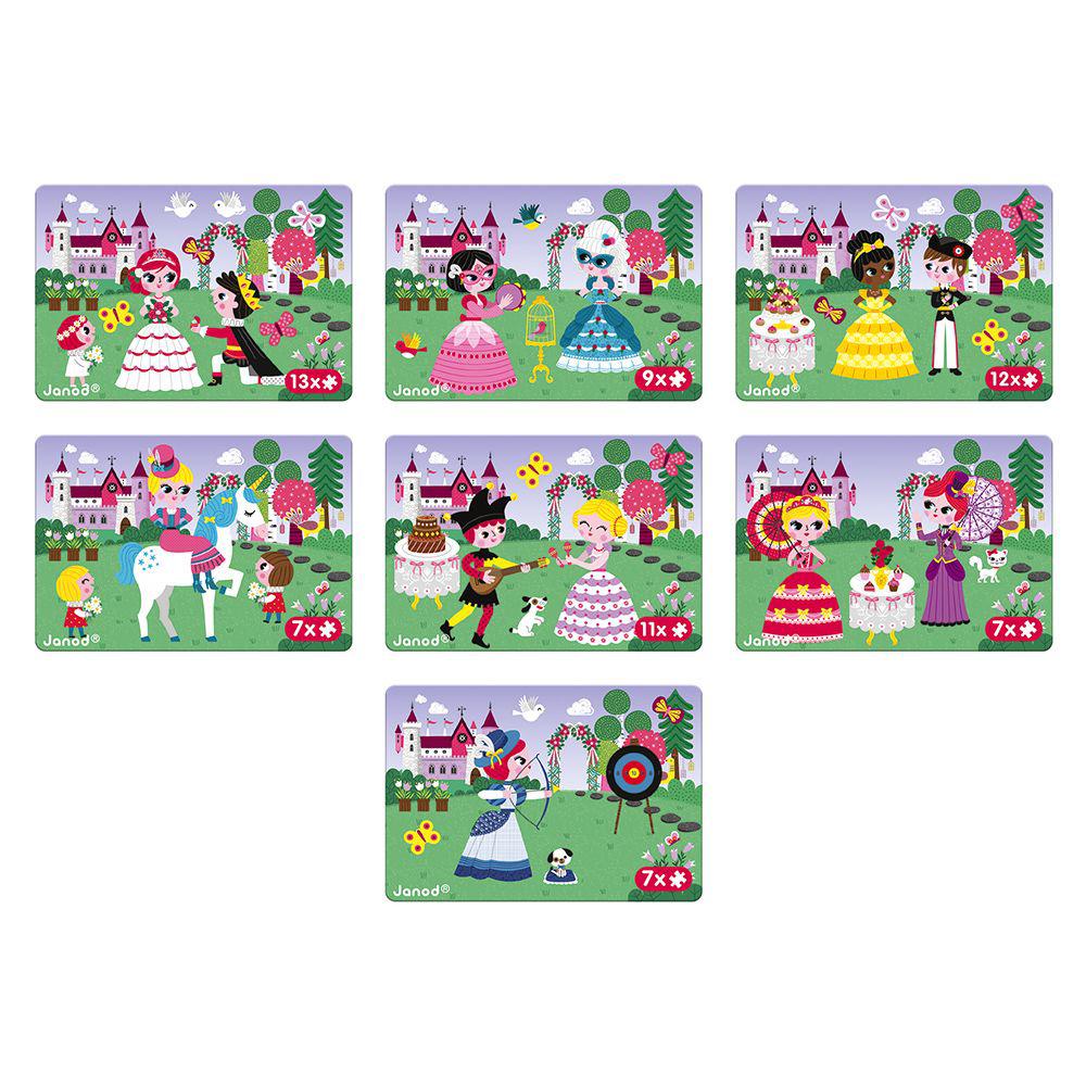 Princesses Magnetibook-Activity Book-Janod-bluebird baby & kids