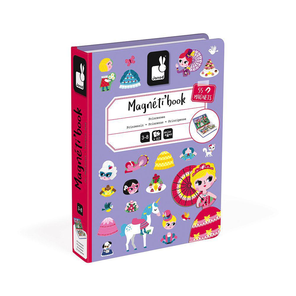 Princesses Magnetibook-Activity Book-Janod-bluebird baby & kids