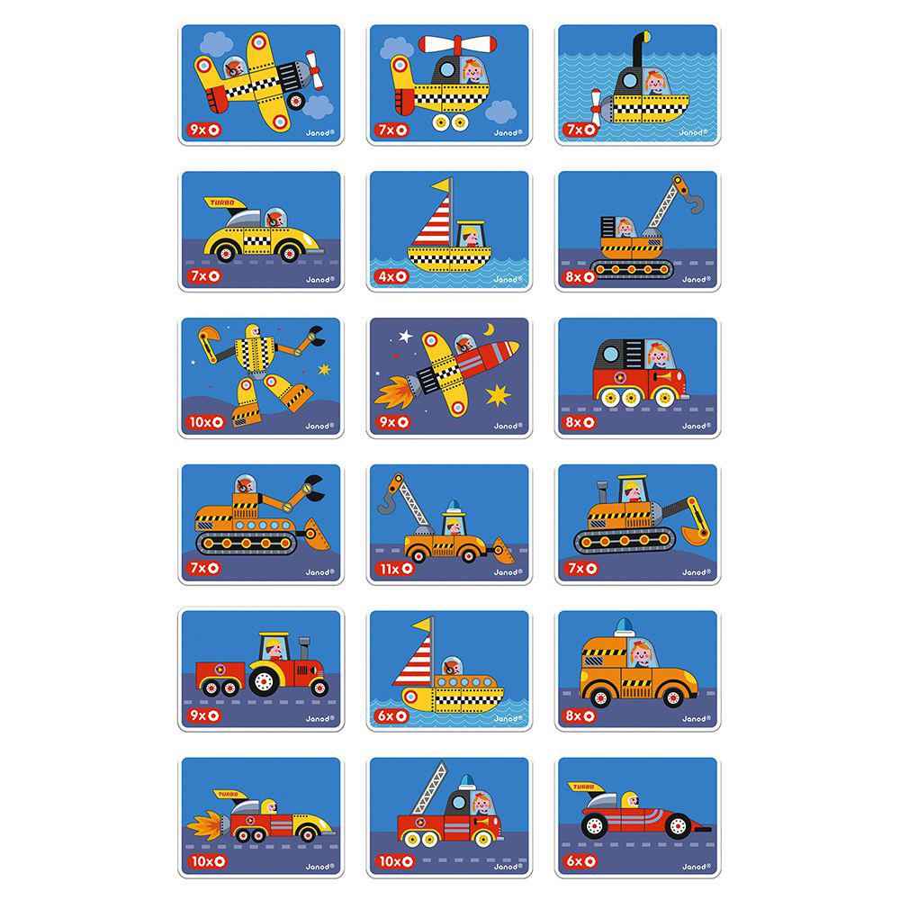 Racers Magnetibook-Activity Book-Janod-bluebird baby & kids