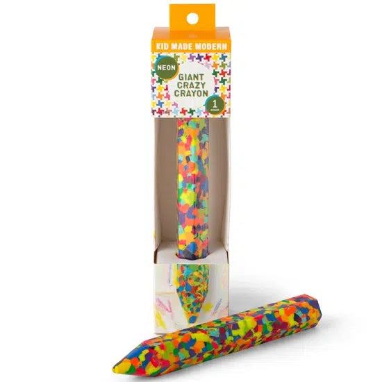 Neon Giant Crazy Crayon-Arts & Crafts-Kid Made Modern-bluebird baby & kids