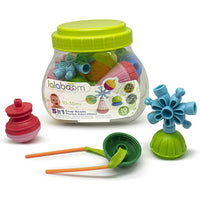 Bucket of Beads - 19 Pieces-LaLaBoom-bluebird baby & kids
