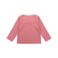 Ruffled Collar Long Sleeve Tee (0-3 M)-Tops & Tees-Lilly + Sid-0-3 M-bluebird baby & kids