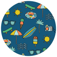 Surf's Up Bamboo Viscose Zippy-Pajamas-Little Sleepies-Newborn-bluebird baby & kids
