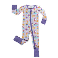 Wildberry Ice Cream Social Bamboo Viscose Zippy-Pajamas-Little Sleepies-Newborn-bluebird baby & kids