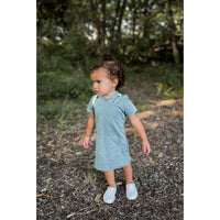 Kids' French Terry Hoodie Dress-Baby & Toddler Dresses-Loved Baby-Adobe-12-18m-bluebird baby & kids