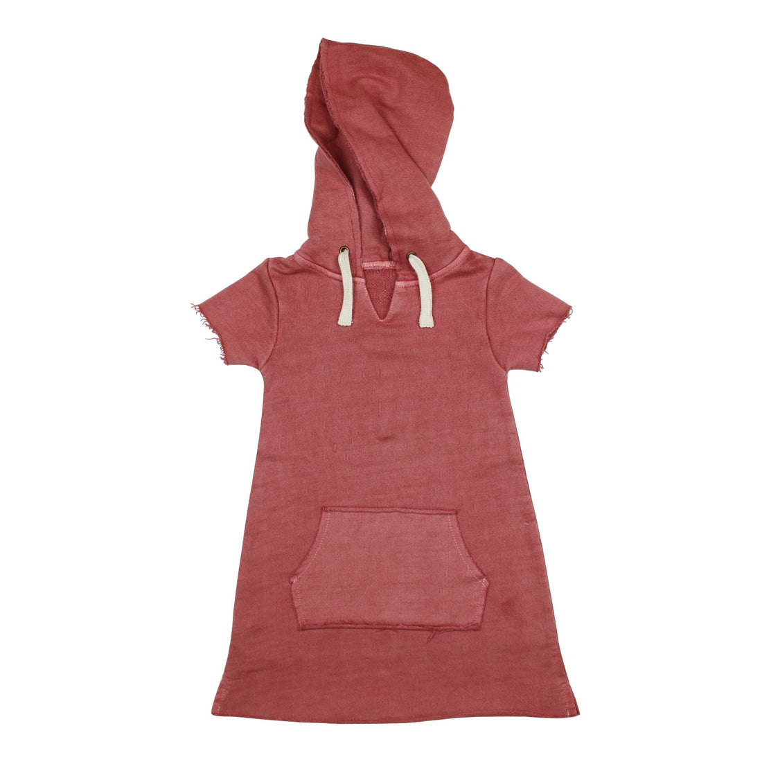Kids' French Terry Hoodie Dress-Baby & Toddler Dresses-Loved Baby-Sienna-12-18m-bluebird baby & kids
