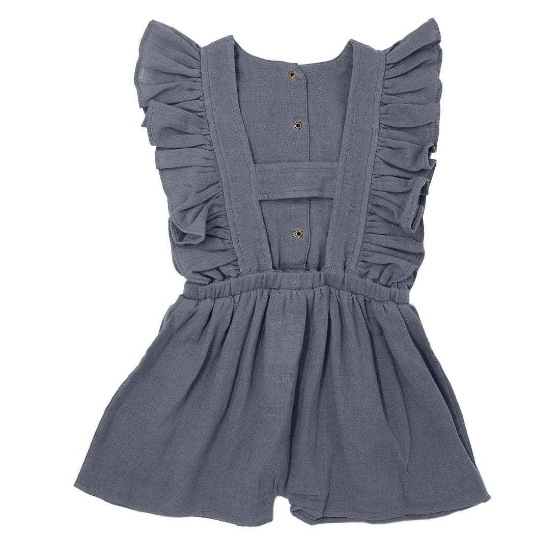 Kids' Muslin Ruffle Jumper-Bodysuits-Loved Baby-2T-Cloud Grey-bluebird baby & kids