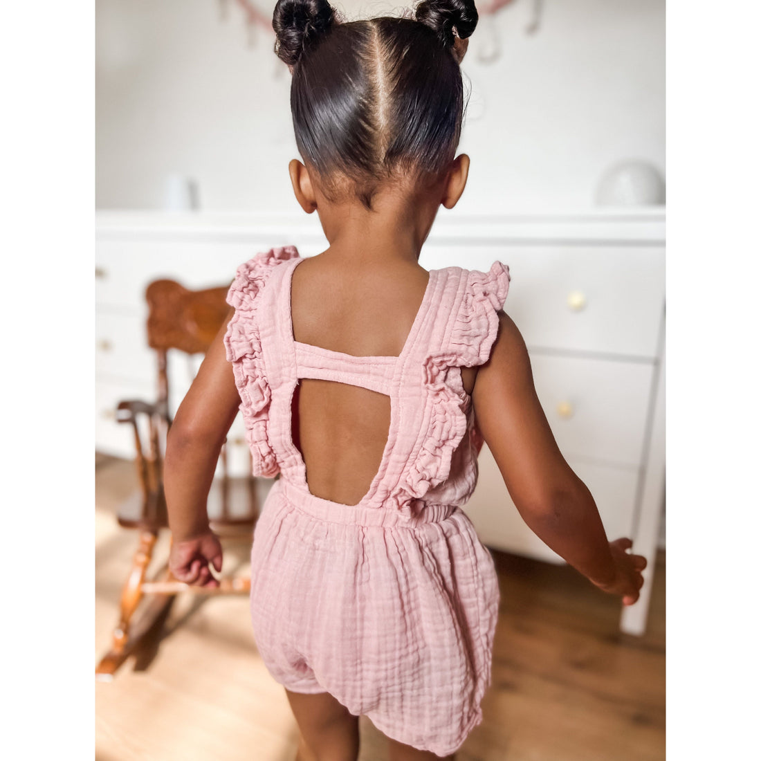 Kids' Muslin Ruffle Jumper-Bodysuits-Loved Baby-2T-Cloud Grey-bluebird baby & kids