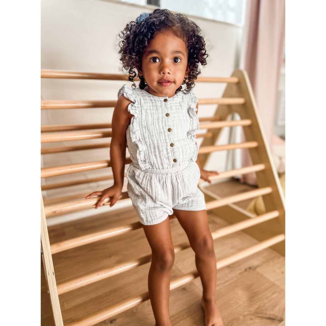 Kids' Muslin Ruffle Jumper-Bodysuits-Loved Baby-2T-Cloud Grey-bluebird baby & kids