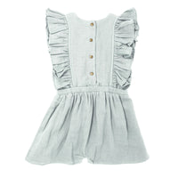 Kids' Muslin Ruffle Jumper-Bodysuits-Loved Baby-2T-Green Tea-bluebird baby & kids