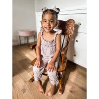 Kids Organic Muslin Sleeveless Romper-Bodysuits-Loved Baby-2T-Rosewater Pink-bluebird baby & kids