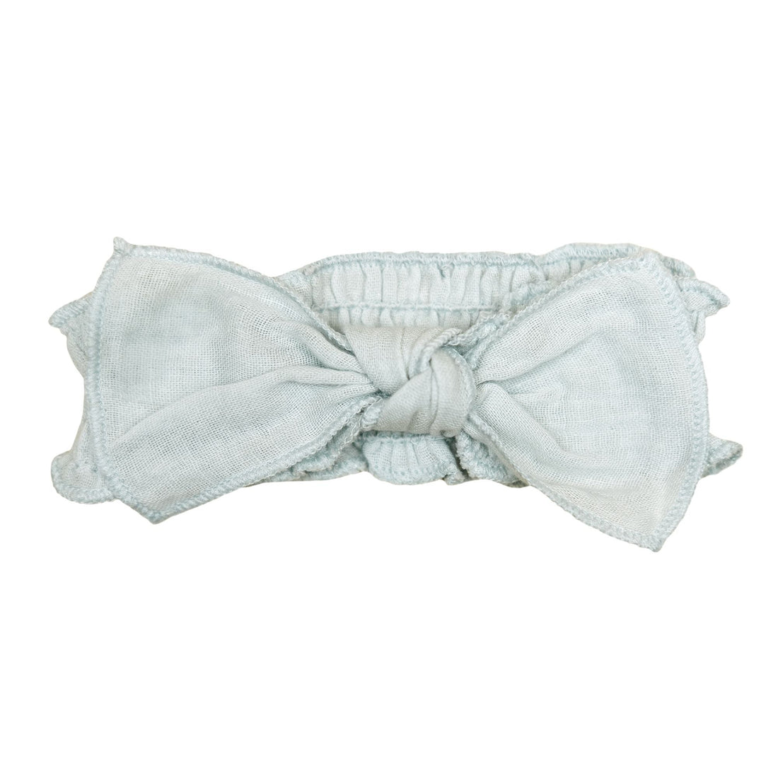 Muslin Smocked Headband-Headbands-Loved Baby-0-12 M-Green Tea-bluebird baby & kids