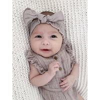 Muslin Smocked Headband-Headbands-Loved Baby-0-12 M-Rosewater Pink-bluebird baby & kids