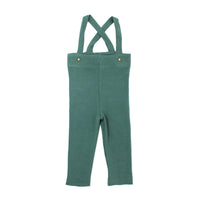 Organic Abyss Blue Suspender Pant-Bottoms-Loved Baby-6-9 M-Abyss Blue-bluebird baby & kids