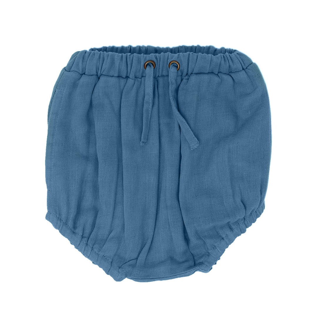 Organic Muslin Infant Shorties-Bottoms-Loved Baby-3-6 M-Pacific Blue-bluebird baby & kids