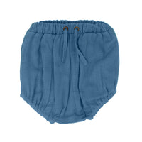 Organic Muslin Infant Shorties-Bottoms-Loved Baby-3-6 M-Pacific Blue-bluebird baby & kids