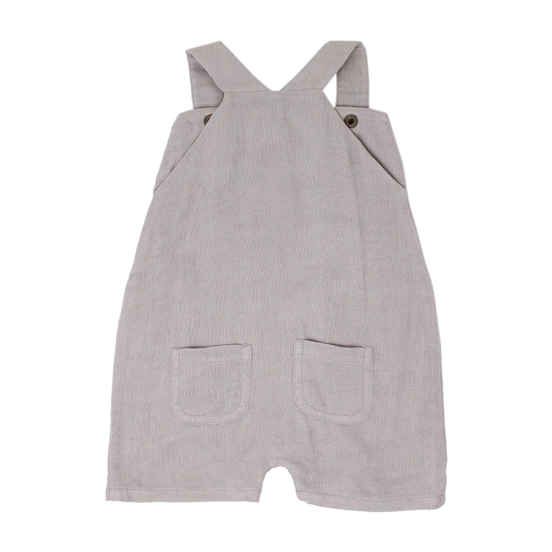 Organic Muslin Overall-Rompers-Loved Baby-6-9 M-Moonstone-bluebird baby & kids