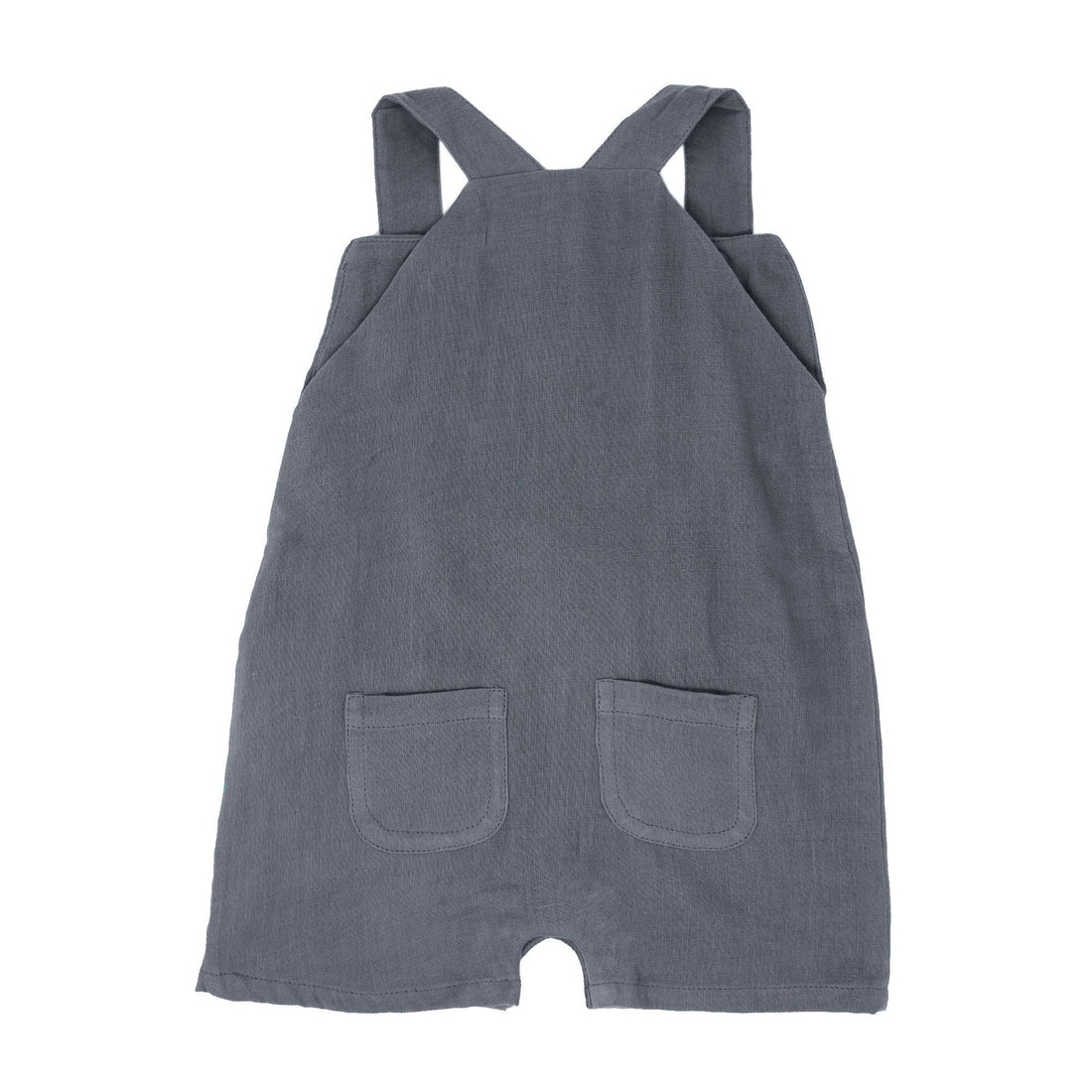 Organic Muslin Overall-Rompers-Loved Baby-6-9 M-Moonstone-bluebird baby & kids