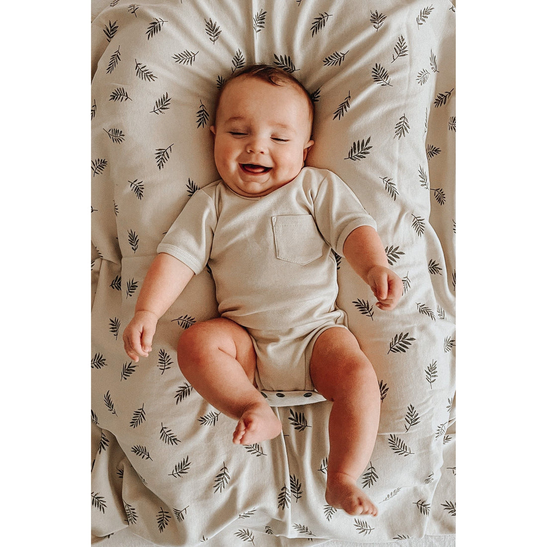 Organic V-Neck Bodysuit-Bodysuits-Loved Baby-0-3 M-Pool-bluebird baby & kids