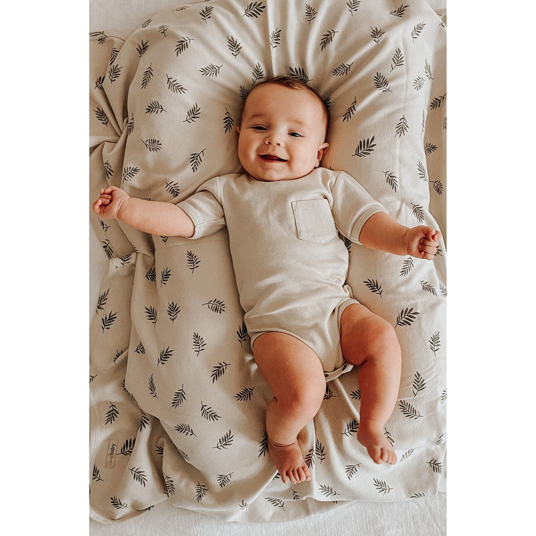 Organic V-Neck Bodysuit-Bodysuits-Loved Baby-0-3 M-Pool-bluebird baby & kids