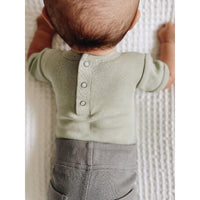 Organic V-Neck Bodysuit-Bodysuits-Loved Baby-0-3 M-Pool-bluebird baby & kids