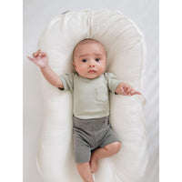 Organic V-Neck Bodysuit-Bodysuits-Loved Baby-0-3 M-Pool-bluebird baby & kids