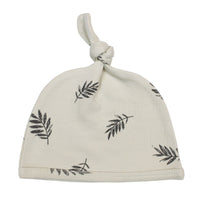 Printed Top-Knot Hat-Hats-Loved Baby-Preemie-NB-Stone Fern-bluebird baby & kids