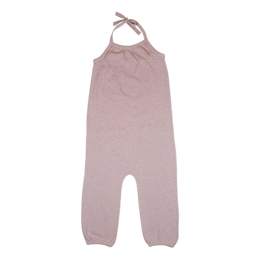 Thistle Pointelle Tie Halter Romper-Rompers-Loved Baby-2T-bluebird baby & kids
