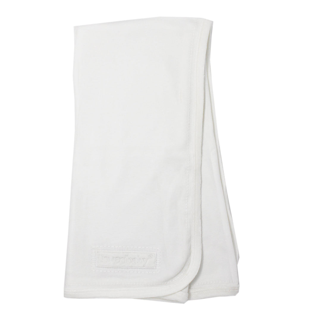 White Velveteen Blanket-Blankets & Loveys-Loved Baby-bluebird baby & kids