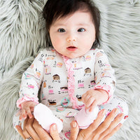 Cake My Name Magnetic Modal Footie-Footies-Magnetic Me-0-3 M-bluebird baby & kids