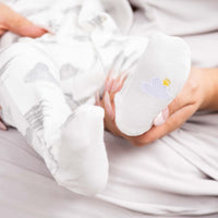 Cloud Mine Organic Cotton Magnetic Footed Pajama-Pajamas-Magnetic Me-Newborn-bluebird baby & kids