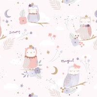 Owl Love You Forever Modal Magnetic Footie-Pajamas-Magnetic Me-0-3 M-bluebird baby & kids