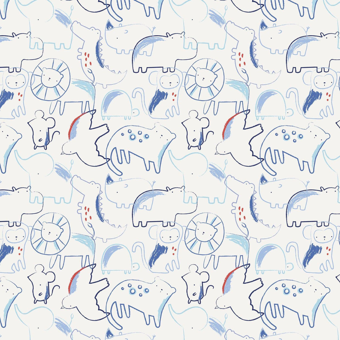 Roarsome Friends Magnetic Modal Footed Pajama-Pajamas-Magnetic Me-Newborn-bluebird baby & kids