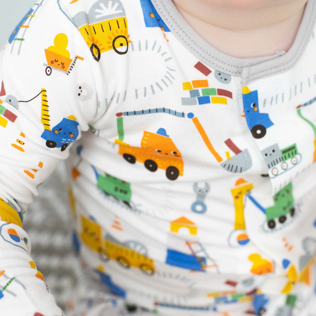 Toe Zone Magnetic Modal Footed Pajama-Pajamas-Magnetic Me-Newborn-bluebird baby & kids