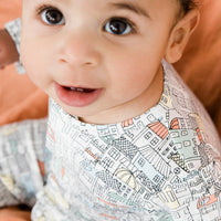 We Built This City Modal Magnetic Footie-Pajamas-Magnetic Me-0-3 M-bluebird baby & kids
