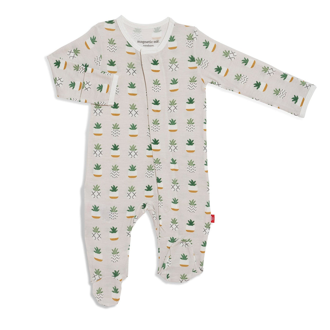 You Had me at Aloe Magnetic Modal Footed Pajama-Pajamas-Magnetic Me-Newborn-bluebird baby & kids