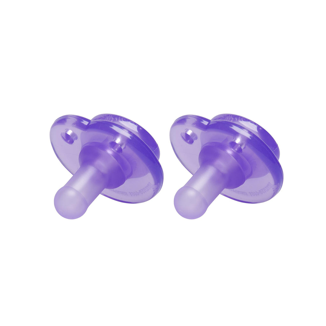 Nookums Paci-Plushies Replacement Pacifier - Purple 2 Pack-Pacifiers & Teethers-Nookums-bluebird baby & kids
