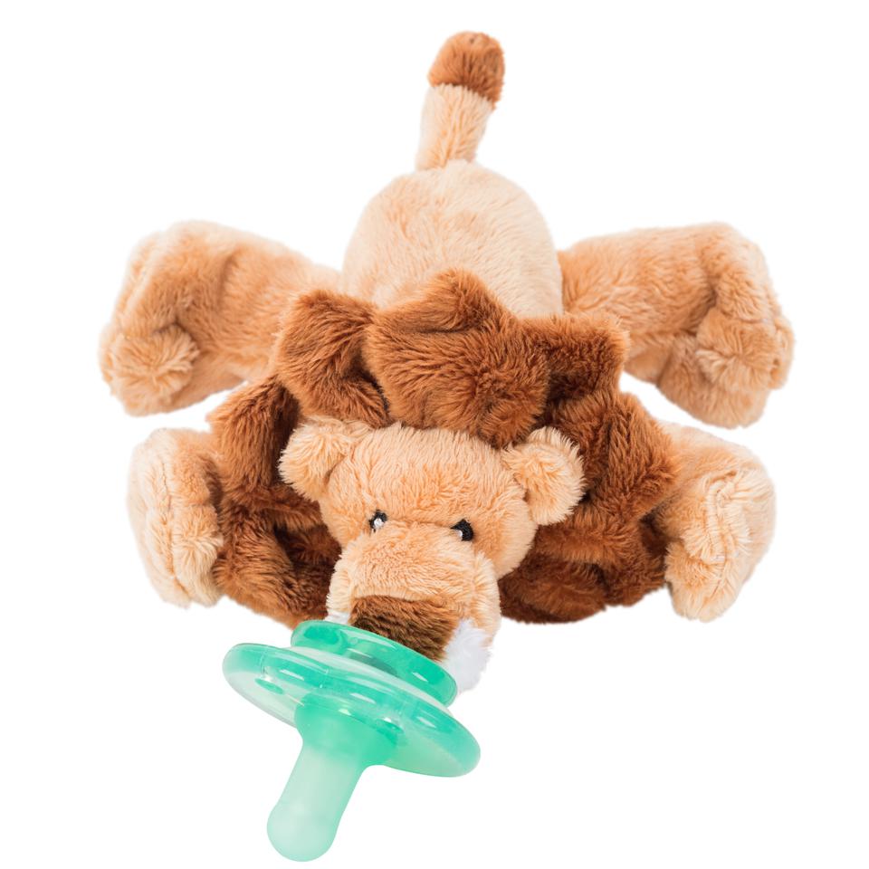 Paci-Plushies Buddies – Leo Lion-Pacifiers & Teethers-Nookums-bluebird baby & kids