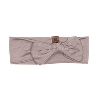 Knotted Bow-Hair Accessories-Papillon Bebe-Fawn-0-3 M-bluebird baby & kids
