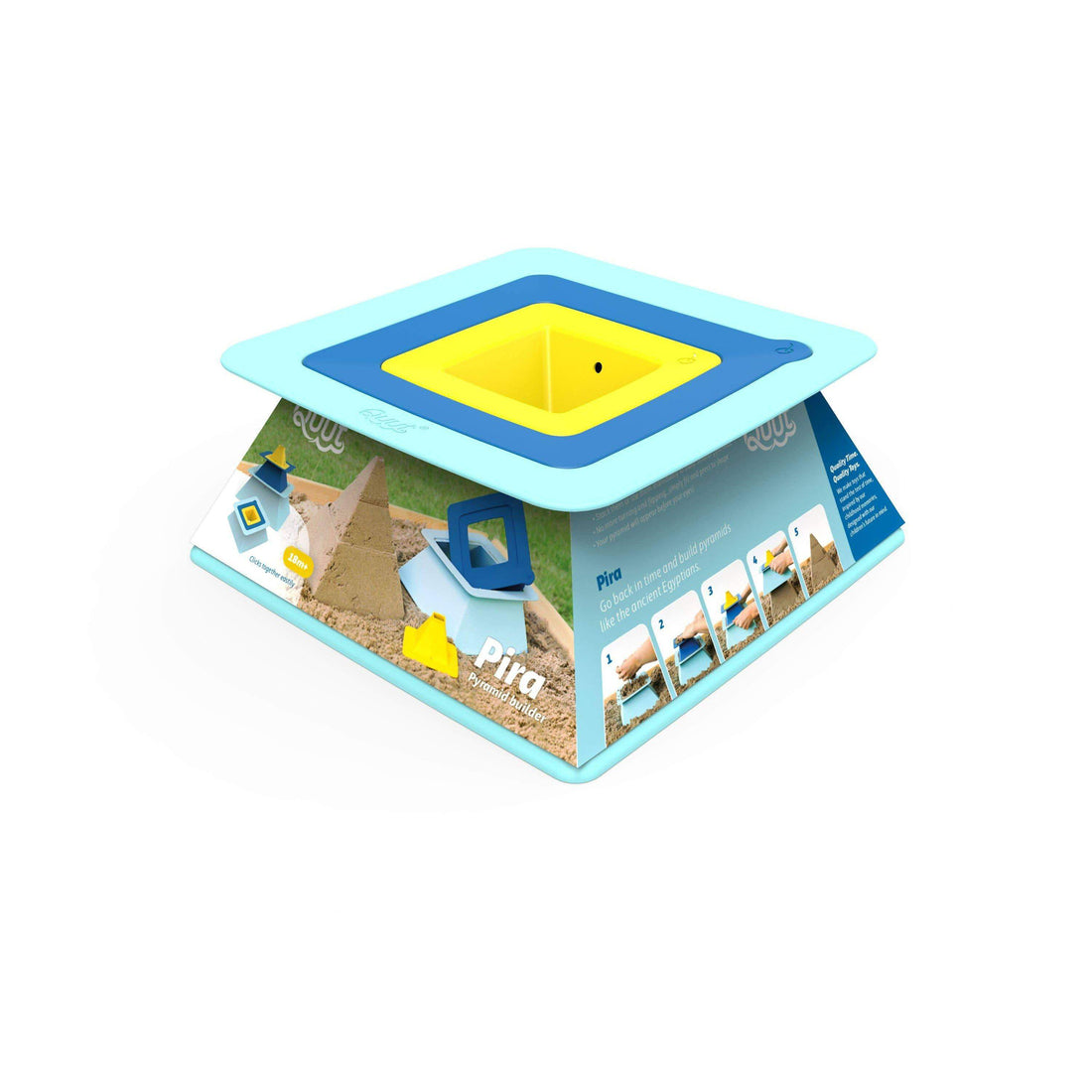 Pyramid Sand and Snow Castle Builder-Toys-Quut Toys-bluebird baby & kids