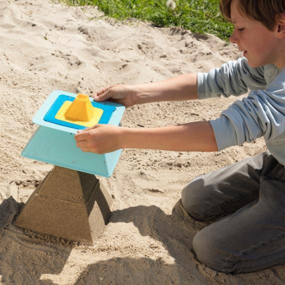 Pyramid Sand and Snow Castle Builder-Toys-Quut Toys-bluebird baby & kids