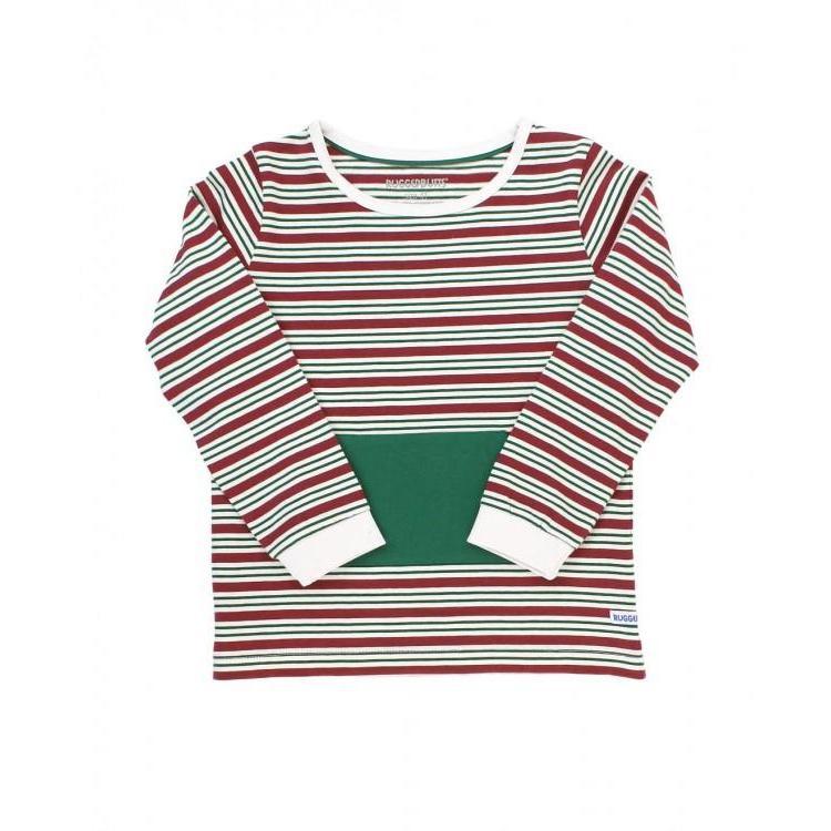 Peppermint Stripe Jogger Set-Clothing Set-RuggedButts-6-12 M-bluebird baby & kids
